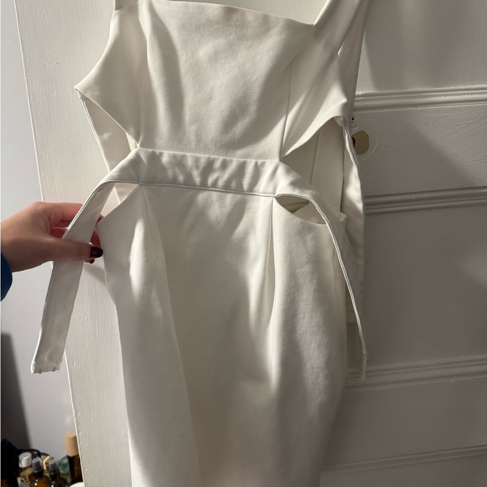Superdown White Cutout Mini Dress